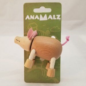 New Anamalz Pig Wooden Toy for Ages 3+ | PI2010